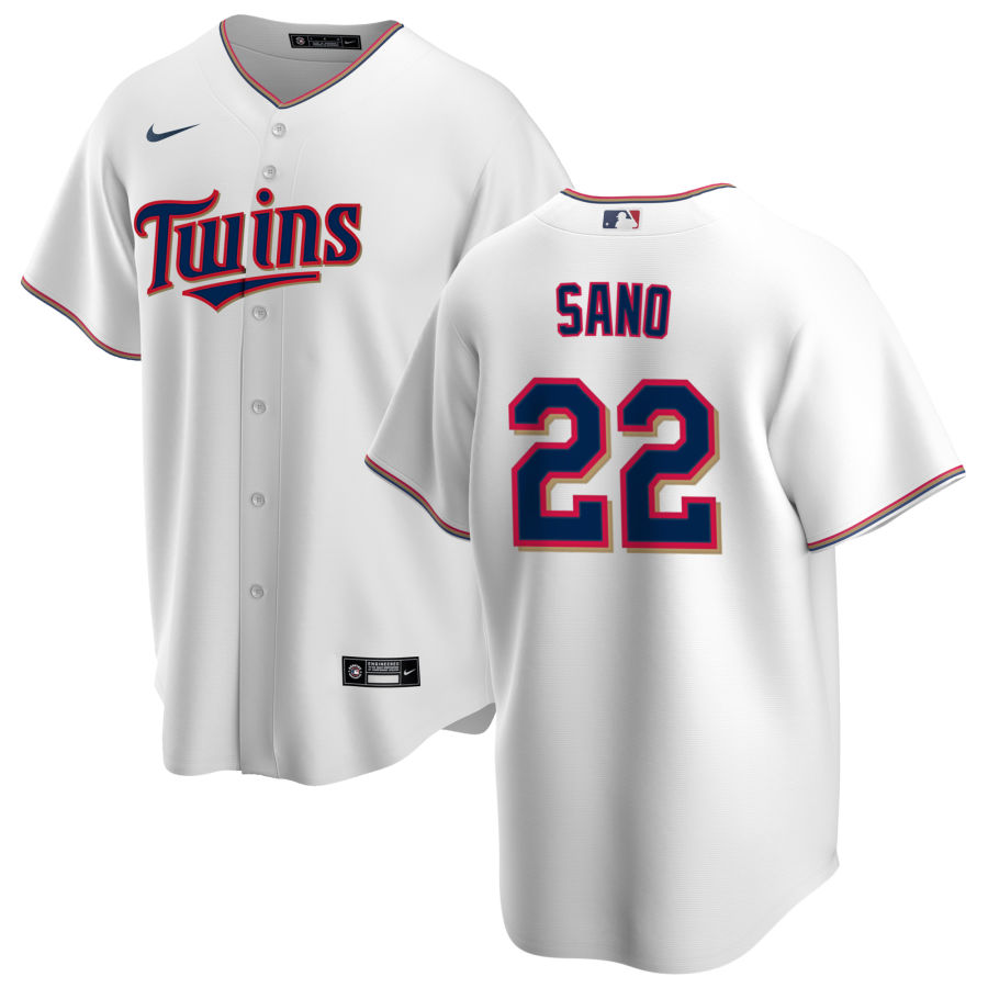Nike Men #22 Miguel Sano Minnesota Twins Baseball Jerseys Sale-White